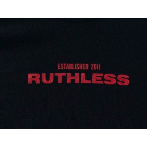 Ruthless Brand Boxing Do More Since 2011 Men's Black T-Shirt Size M - Picture 2 of 7